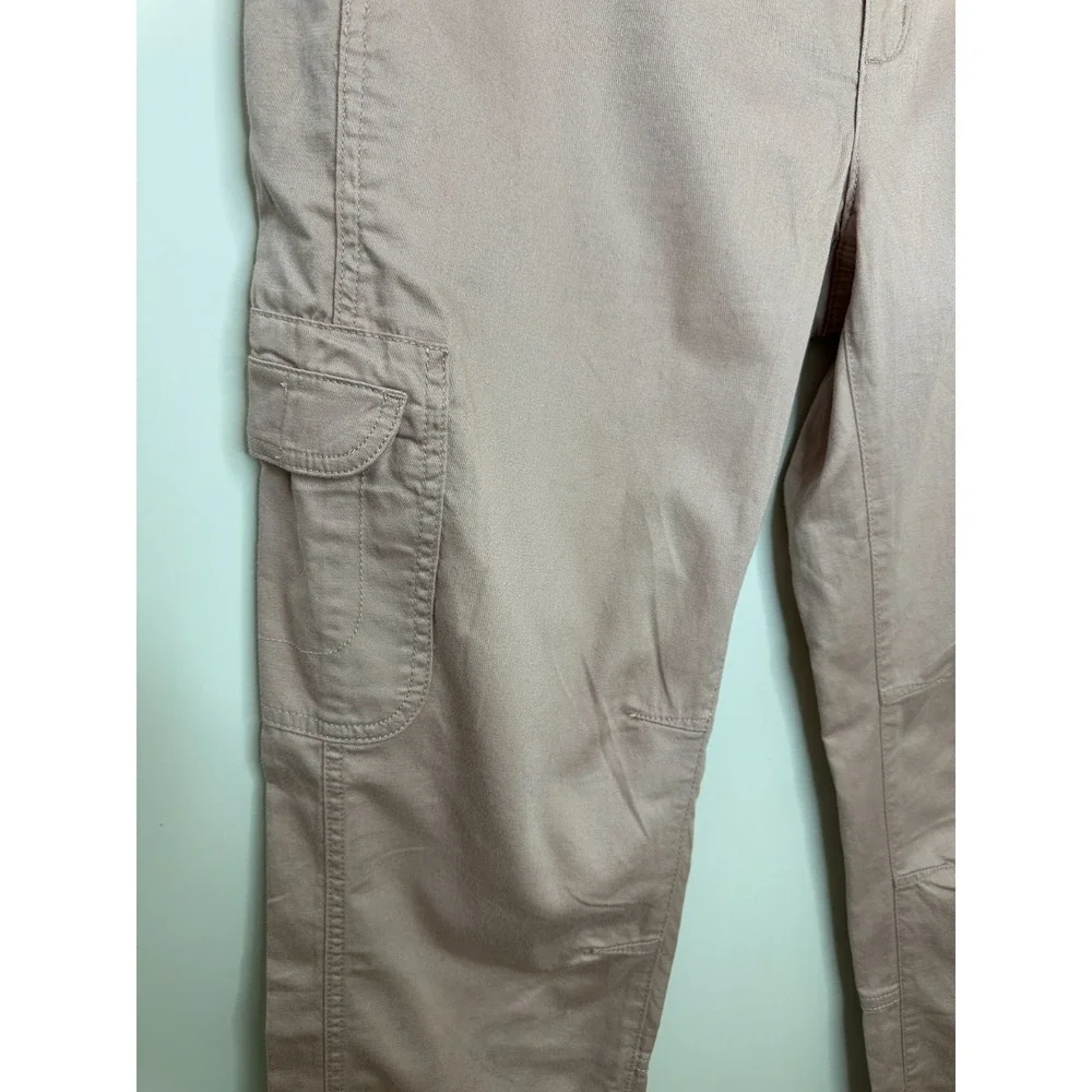 Eddie Bauer Dusty Rose Pink Cotton Twill Cargo Utility Pants Size 10 NWOT Hiking - Picture 6 of 13